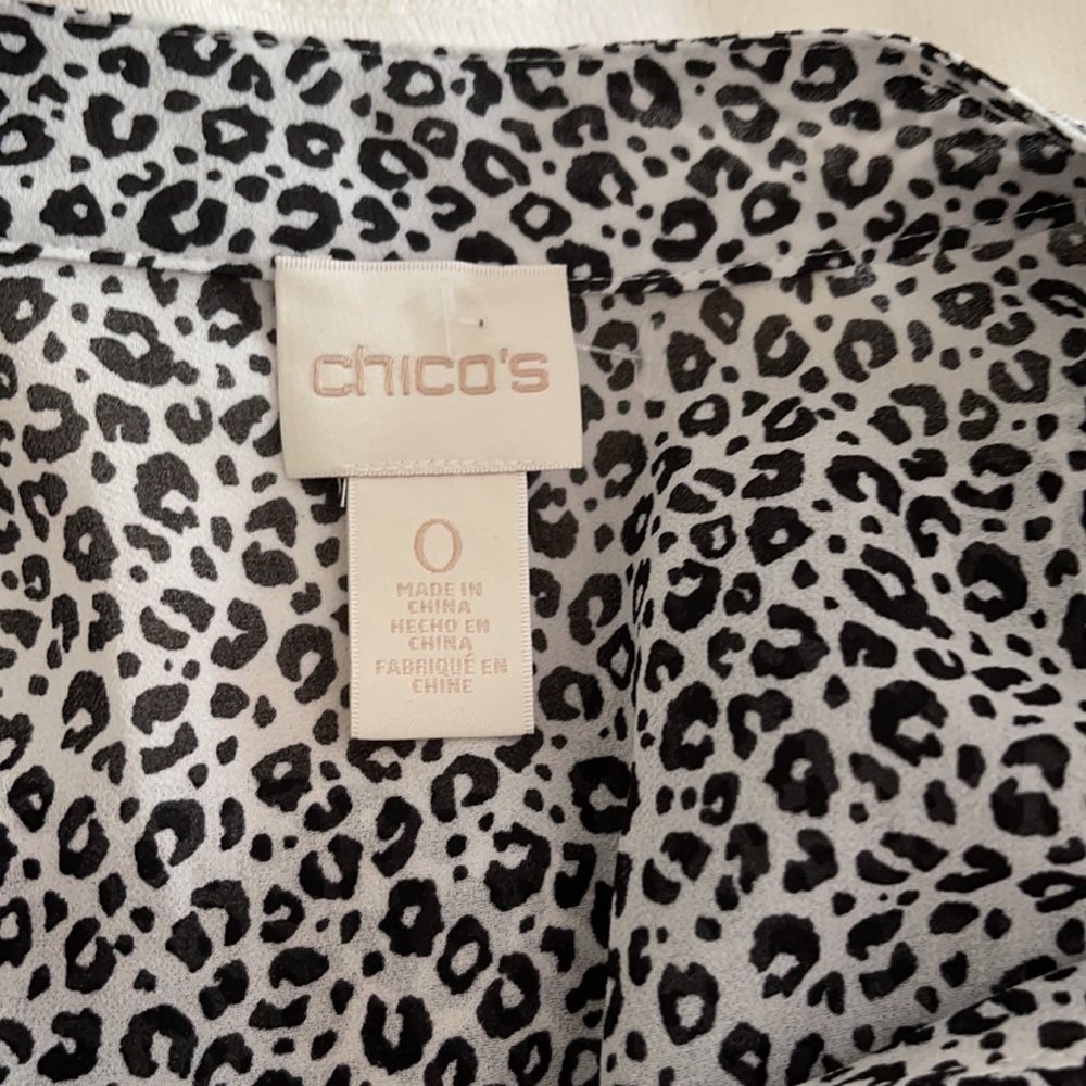 Nwot Chico’s Pattern Polyester Blouse - image 7